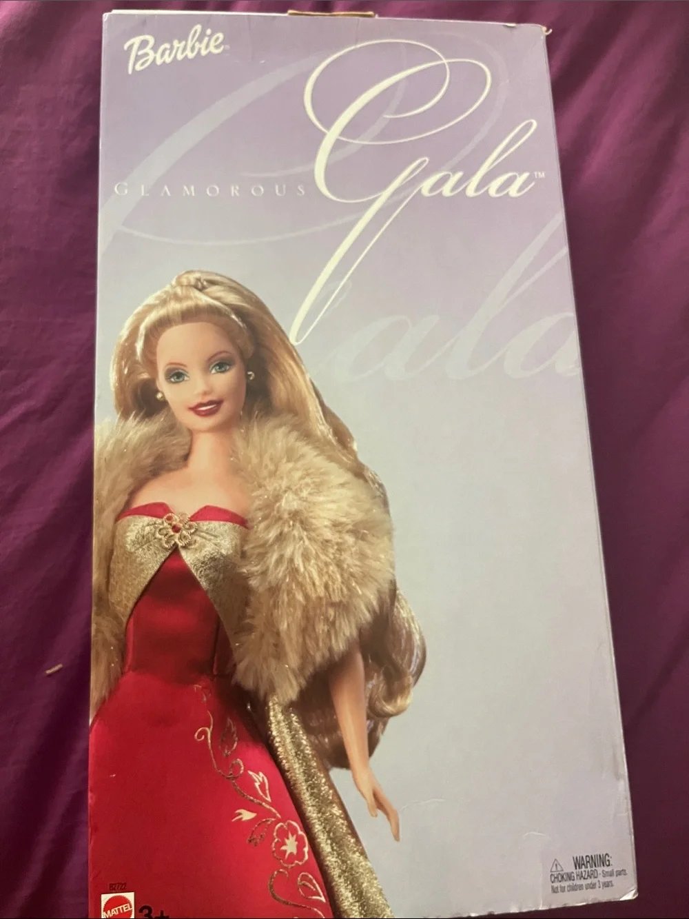 Barbie Red and Gold Holiday Gown Doll